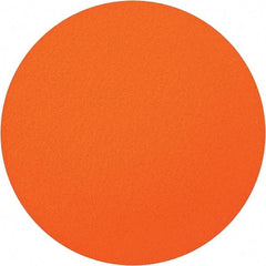 Norton - 12" Diam, 80 Grit Ceramic Adhesive PSA Disc - Coarse Grade, Orange, Y Weighted Backing, Flexible - Apex Tool & Supply