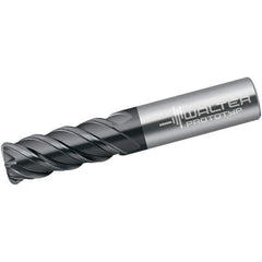 Walter-Prototyp - 10mm, 4 Flute, Single End, Solid Carbide, 1.5mm Corner Radius End Mill - 150mm OAL, 50° Helix, Right Hand Flute, 26mm LOC, Right Hand Cut, - Apex Tool & Supply