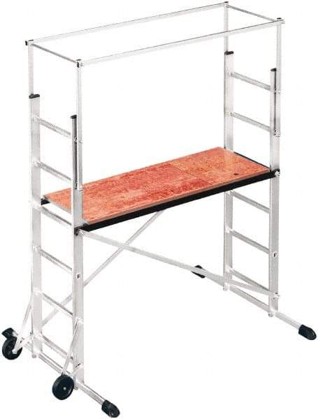 Hailo - Base Section Narrow Span Scaffolding - 5 Ft. Long, 330 Lbs. per Sq. Ft. Duty Rating - Apex Tool & Supply