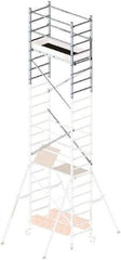 Hailo - Upper 6 Ft. 7 Inch Section Narrow Span Scaffolding - 5 Ft. Long, 441 Lbs. per Sq. Ft. Duty Rating - Apex Tool & Supply
