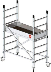 Hailo - Base Section Narrow Span Scaffolding - 5 Ft. Long, 441 Lbs. per Sq. Ft. Duty Rating - Apex Tool & Supply
