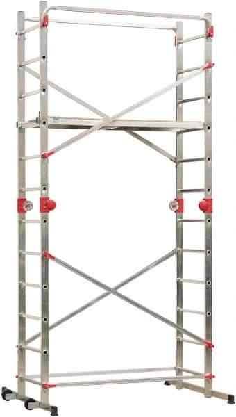 Hailo - Base Section Narrow Span Scaffolding - 5 Ft. Long, 330 Lbs. per Sq. Ft. Duty Rating - Apex Tool & Supply