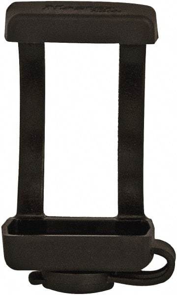 Master Lock - 1.9 Inch Long, Black, TPE Padlock Cover - Compatible with Lockout Padlock, Compatible with 1/4 Inch Shackle Diameter, Use with 411 Zenex - Apex Tool & Supply