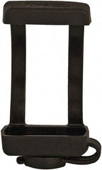 Master Lock - 1.9 Inch Long, Black, TPE Padlock Cover - Compatible with Lockout Padlock, Compatible with 1/4 Inch Shackle Diameter, Use with 411 Zenex - Apex Tool & Supply