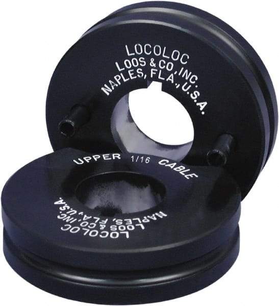 Loos & Co. - 1/8" Straight Shank Terminal Die - Metal/Black - Apex Tool & Supply