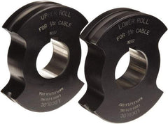 Loos & Co. - 3/32" Straight Shank Terminal Roll Crimping Die - Metal/Black - Apex Tool & Supply
