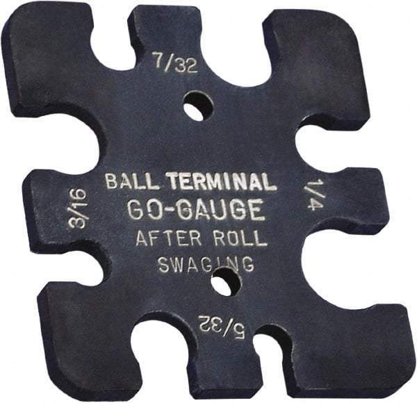 Loos & Co. - 5/32 to 1/4 Inch Range, Wire and Sheet Metal Gage - Use with Ball Terminals - Apex Tool & Supply
