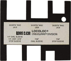 Loos & Co. - 7/32 to 5/16 Inch Range, Wire and Sheet Metal Gage - Use with Cable Sleeve Swaging - Apex Tool & Supply