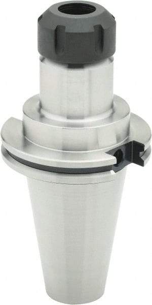Parlec - 1mm to 13mm Capacity, 4.22" Projection, CAT50 Taper Shank, ER20 Collet Chuck - 8.22" OAL - Exact Industrial Supply