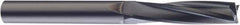SGS - 16mm, 48mm LOC, 16mm Shank Diam, 115mm OAL, 4 Flute, Solid Carbide Square End Mill - Single End, Uncoated, Spiral Flute, Variable° Helix, Centercutting, Right Hand Cut, Right Hand Flute, Series 27M - Apex Tool & Supply