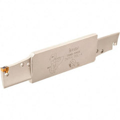 Iscar - 4" Groove Width, 32mm Max Depth of Cut, Right Hand Cut, TNFFH Indexable Grooving Blade - TNF-M, TNF-P Insert Style, Series TangFace - Apex Tool & Supply