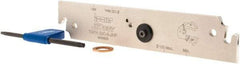 Iscar - 1.26" Blade Height, 0.157" Blade Width, 6.2992" OAL, Neutral Cut, Double End Indexable Cut-Off Blade - TGFH Blade, JetHPLine, Tang-Grip Series - Apex Tool & Supply