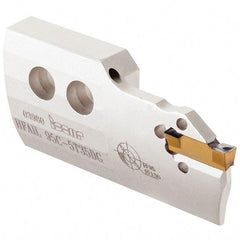 Iscar - 2mm Groove Width, 14mm Max Depth of Cut, Left Hand Cut, HFFA Indexable Grooving Blade - HFPN Insert Style, Series Heliface - Apex Tool & Supply