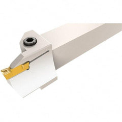 Iscar - HFH, External, Left Hand, 14mm Max Depth of Cut, 5mm Max Groove Width, Indexable Grooving Tool Holder - HFP.., HGPL Insert Compatibility, 25mm Shank Height, 25mm Shank Width, 150mm OAL - Apex Tool & Supply