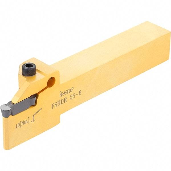 Iscar - FSHD, External, Right Hand, 0.826" Max Depth of Cut, 0.256" Max Groove Width, Indexable Grooving Tool Holder - FSPA 6.00-3.00 Insert Compatibility, 1" Shank Height, 1" Shank Width, 5.9" OAL - Apex Tool & Supply
