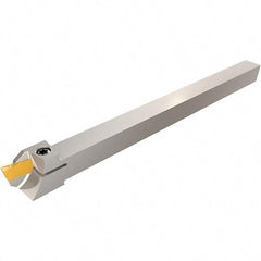 Iscar - GHD, External, Right Hand, 1/2" Max Depth of Cut, 0.197 to 1/4" Groove Width, Indexable Grooving Tool Holder - GI.. Insert Compatibility, 1-1/4" Shank Height, 1-1/4" Shank Width, 7" OAL - Apex Tool & Supply