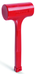 64 oz Dead Blow Hammer- 2-5/8'' Head Diameter Coated Steel Handle - Apex Tool & Supply