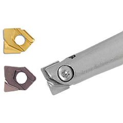 Iscar - 25mm Cut Diam, 32mm Shank Diam, 250mm OAL, Indexable Square Shoulder End Mill - H.. QF Inserts, Cylindrical Shank, Series BallPlus - Apex Tool & Supply