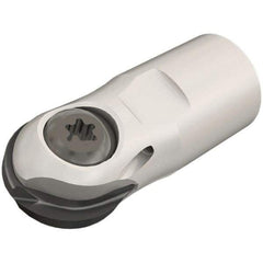 Iscar - 20mm Cut Diam, 48mm OAL, Indexable Ball Nose End Mill - T12 Modular Connection, TS HCM Toolholder, HBF-QF, HBR-QF, HCC-QF, HCD-QF, HCR, HTR-QF Insert - Apex Tool & Supply