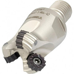 Iscar - 40mm Cutting Diam, 6mm Max Depth of Cut, Modular Connection Indexable Copy End Mill - 4 Inserts, RCMT/RCCT-MO, RCMT/RCMW/RCCW-FW, RCMW/RCCW-MO Insert, ERW-M Toolholder, Through Coolant - Apex Tool & Supply