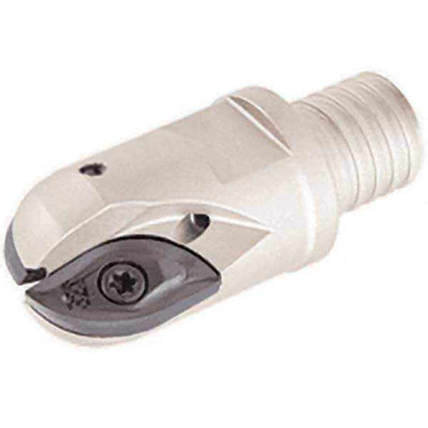 Iscar - 25mm Cut Diam, 20mm Max Depth of Cut, 57mm OAL, Indexable Ball Nose End Mill - 40mm Head Length, T15 Modular Connection, BCM-MM Toolholder, BCR Insert - Apex Tool & Supply
