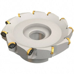 Iscar - 169.4mm Cut Diam, 40mm Arbor Hole, 4.6mm Max Depth of Cut, 50° Indexable Chamfer & Angle Face Mill - 15 Inserts, IQ845 SYHU 07.. Insert, Right Hand Cut, Series DoveIQMill - Apex Tool & Supply
