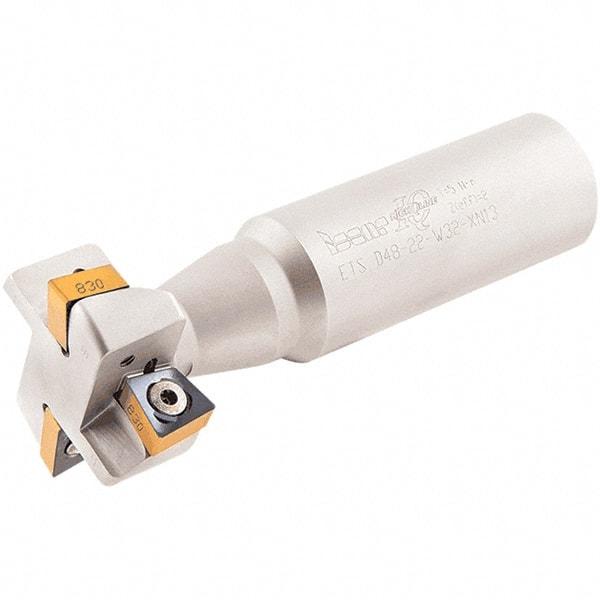 Iscar - 40mm Cutting Diam 18mm Cutting Width, 32mm Shank Diam, Indexable T-Slot Cutter - Insert Style XNMU 13, 120mm OAL, 2 Flutes - Apex Tool & Supply