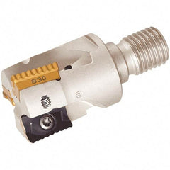 Iscar - 32mm Cut Diam, 18mm Max Depth of Cut, 65mm OAL, Indexable Square Shoulder End Mill - P290 AC.T 1806.. Inserts, M16 Modular Connection, 0° Lead Angle, Through Coolant, Series FlexFit, MillShred - Apex Tool & Supply