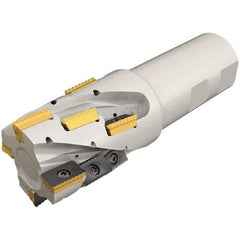 Iscar - 50mm Cut Diam, 105mm Max Depth of Cut, 50mm Shank Diam, 210mm OAL, Indexable Square Shoulder End Mill - P290 AC.T 1806.. Inserts, Weldon Shank, 0° Lead Angle, Through Coolant, Series MillShred - Apex Tool & Supply
