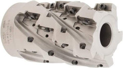 Iscar - 20 Inserts, 2-1/2" Cut Diam, 1" Arbor Diam, 2.8" Max Depth of Cut, Indexable Square-Shoulder Face Mill - 0° Lead Angle, 3.94" High, P290 AC.T 1806.. Insert Compatibility, Through Coolant, Series MillShred - Apex Tool & Supply