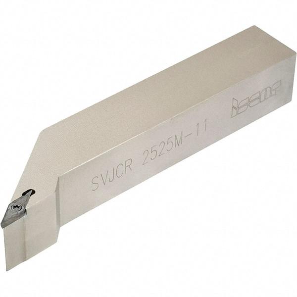 Iscar - SVJC, Right Hand Cut, 93° Lead Angle, 5/8" Shank Height x 5/8" Shank Width, Neutral Rake Indexable Turning Toolholder - 2.9" OAL, VCM..33.. Insert Compatibility, Series Isoturn - Apex Tool & Supply