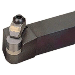 Iscar - CRGN, Right Hand Cut, 91° Lead Angle, 25mm Shank Height x 25mm Shank Width, Negative Rake Indexable Turning Toolholder - 150mm OAL, RNGN 12.. Insert Compatibility, Series Isoturn - Apex Tool & Supply