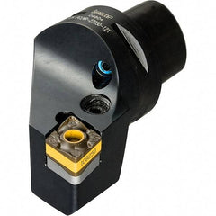 Iscar - Right Hand Cut, Size C6, CNMX Insert Compatiblity, External Modular Turning & Profiling Cutting Unit Head - 45mm Ctr to Cutting Edge, 65mm Head Length, Through Coolant, Series Heliturn - Apex Tool & Supply