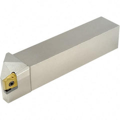 Iscar - SLAN, Left Hand Cut, 1-1/4" Shank Height x 1-1/4" Shank Width, Negative Rake Indexable Turning Toolholder - 6" OAL, LNMX Insert Compatibility, Series Heliturn - Apex Tool & Supply