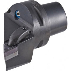 Iscar - Left Hand Cut, Size C4, DN.. 43.. Insert Compatiblity, Internal or External Modular Turning & Profiling Cutting Unit Head - 26.92mm Ctr to Cutting Edge, 59.99mm Head Length, Through Coolant, Series CAMFIX & Isoturn - Apex Tool & Supply