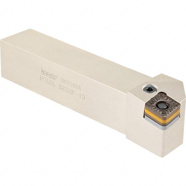 Iscar - PCLO, Right Hand Cut, 95° Lead Angle, 1-1/4" Shank Height x 1-1/4" Shank Width, Negative Rake Indexable Turning Toolholder - 6" OAL, COMG 6.. Insert Compatibility, Series DoveIQTurn - Apex Tool & Supply