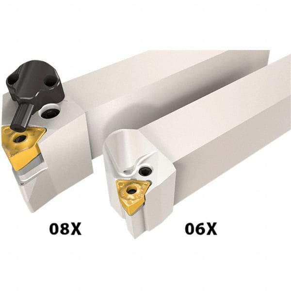 Iscar - PWLN, Left Hand Cut, 25mm Shank Height x 25mm Shank Width, Negative Rake Indexable Turning Toolholder - 150mm OAL, WNM.. Insert Compatibility, Series Heliturn - Apex Tool & Supply