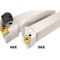 Iscar - PDJN, Right Hand Cut, 25mm Shank Height x 25mm Shank Width, Negative Rake Indexable Turning Toolholder - 150mm OAL, DN.. Insert Compatibility, Series Isoturn - Apex Tool & Supply
