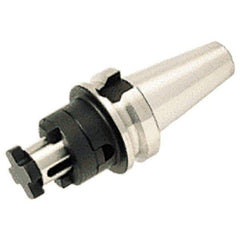 Iscar - BT50 Taper Shank 40mm Pilot Diam Shell Mill Holder - 150mm Flange to Nose End Projection, 70mm Nose Diam, Through-Spindle Coolant - Exact Industrial Supply
