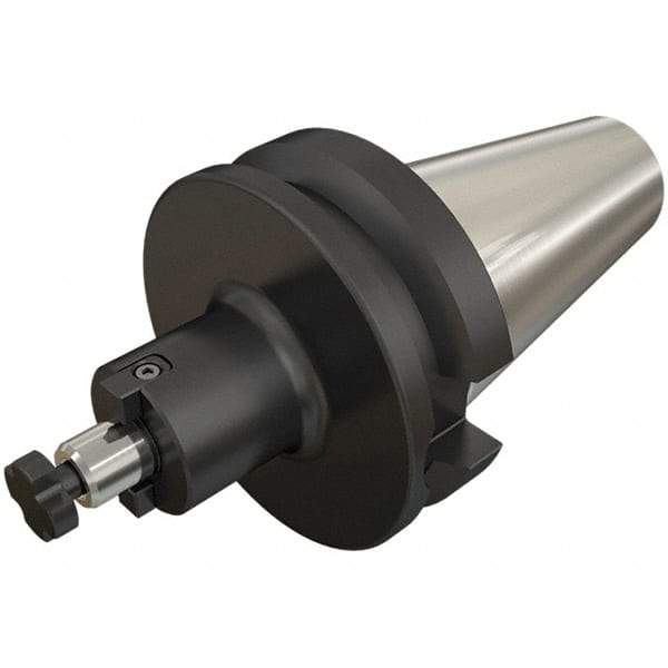 Iscar - BT50 Taper Shank 22mm Pilot Diam Shell Mill Holder - 220mm Flange to Nose End Projection, 50mm Nose Diam, Through-Spindle Coolant - Exact Industrial Supply
