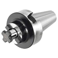 Iscar - BT40 Taper Shank 32mm Pilot Diam Shell Mill Holder - 60mm Flange to Nose End Projection, 66mm Nose Diam, Through-Spindle Coolant - Exact Industrial Supply