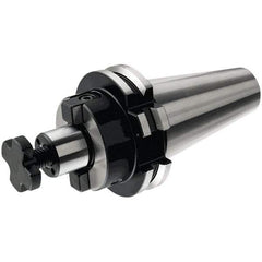 Iscar - DIN69871-50 Taper Shank 22mm Pilot Diam Shell Mill Holder - 100mm Flange to Nose End Projection, 47mm Nose Diam, Through-Spindle & DIN Flange Coolant - Exact Industrial Supply