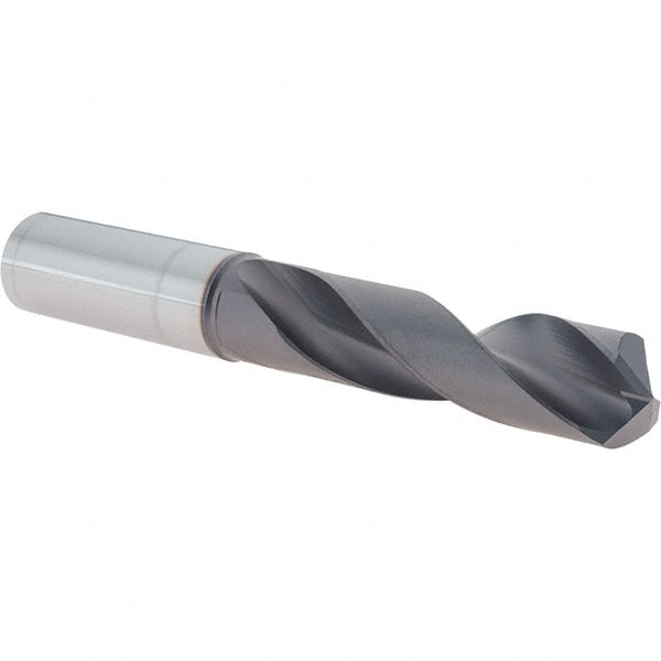 Iscar - 17mm 140° Spiral Flute Solid Carbide Screw Machine Drill Bit - Apex Tool & Supply