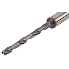 Iscar - 9.1mm, 140° Point, Spiral Flute, Solid Carbide Taper Length Drill Bit - TiAlN Finish, 95mm Flute Length, 142mm OAL, Series SCD-ACP8 - Apex Tool & Supply