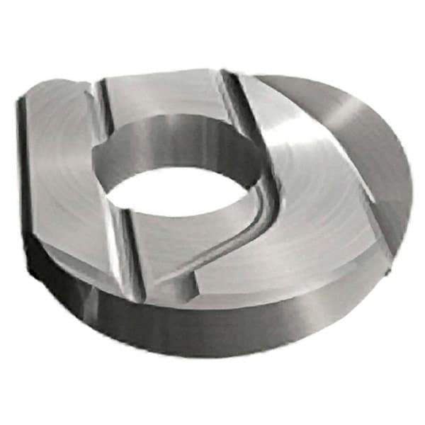 Iscar - HBRD200 QF Grade IC908 Carbide Milling Insert - TiAlN Finish, 4.65mm Thick, 20mm Inscribed Circle, 10mm Corner Radius - Apex Tool & Supply