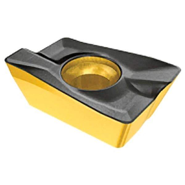 Iscar - HM90 ADCT150516 T Grade IC380 Carbide Milling Insert - TiCN/TiN Finish, 0.2303" Thick, 1.6mm Corner Radius - Apex Tool & Supply