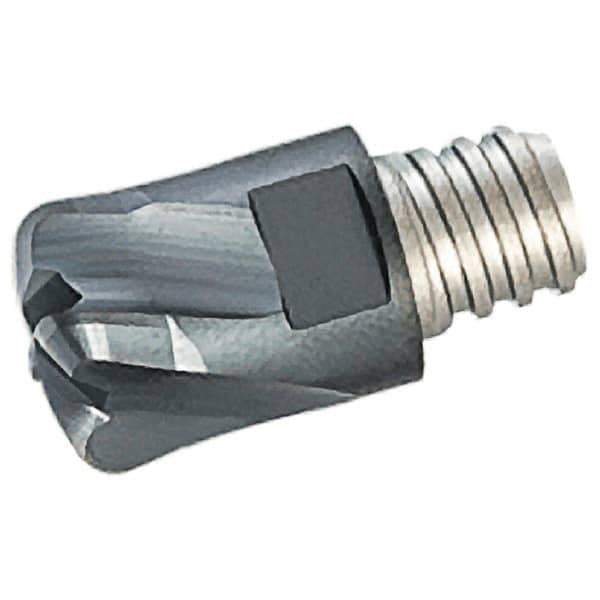 Iscar - MM EFF Grade IC903 Carbide High Feed Milling Tip Insert - TiAlN Finish, 6 Flutes, 16mm Cutting Diam, 1.05mm Depth of Cut, 16mm Extension - Apex Tool & Supply