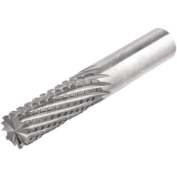Iscar - 3/8" Diam, 1" LOC, End Mill End, Solid Carbide Diamond Pattern Router Bit - Right Hand Cut, 3" OAL, 3/8" Shank Diam, Use on Composite - Apex Tool & Supply