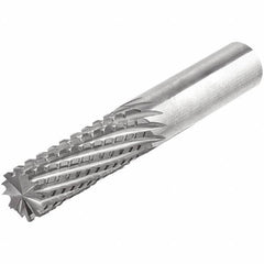 Iscar - 10mm Diam, End Mill End, Solid Carbide Diamond Pattern Router Bit - Right Hand Cut, 2-53/64" OAL, Use on Composite - Apex Tool & Supply