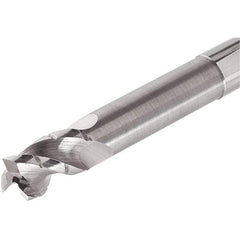 Iscar - 10mm, 3 Flute, Single End, Solid Carbide, 0.2mm Corner Radius End Mill - 80mm OAL, Right Hand Flute, 22mm LOC, Right Hand Cut, 40mm Extended Reach - Apex Tool & Supply